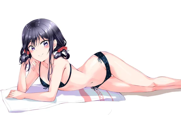 Девушка, Бикини, Лежит, Masamune-Kun no Revenge