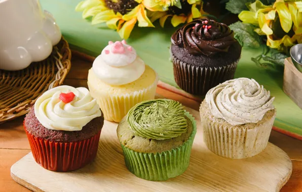 Картинка пирожное, крем, десерт, маффины