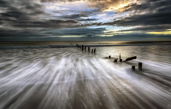 Море, пейзаж, берег