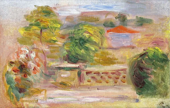 Картина, ПЕЙЗАЖ, Пьер Огюст Ренуар, Pierre Auguste Renoir