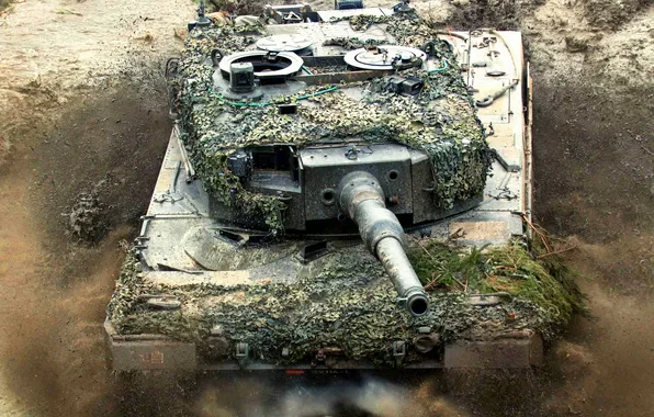 Картинка фон, танк, MBT-Leo2A4 AUSTRIA