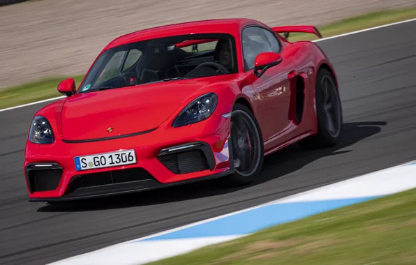 Porsche, Cayman, Фары, GT4, 2019, Porsche 718 (982) Cayman GT4, Траса
