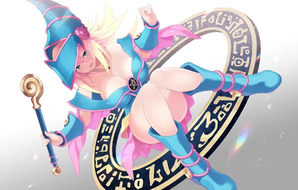 Yu-gi-oh, cait, dark magician girl