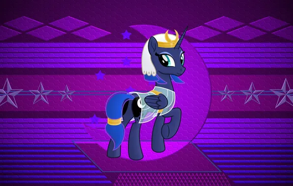 Фон, узор, пони, фиолетовый фон, My Little Pony