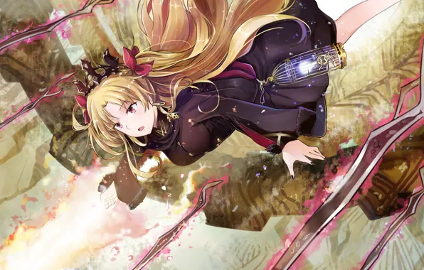 Девушка, аниме, арт, fate/grand order, ereshkigal