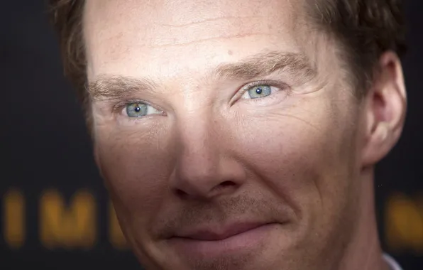 Глаза, взгляд, лицо, улыбка, актёр, Бенедикт Камбербэтч, Benedict Cumberbatch, британский актер
