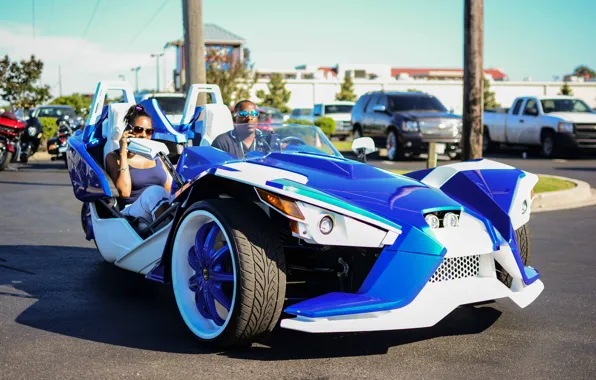 Beautiful, comfort, hi-tech, Polaris, Slingshot, tecnology, sporty, tricycle