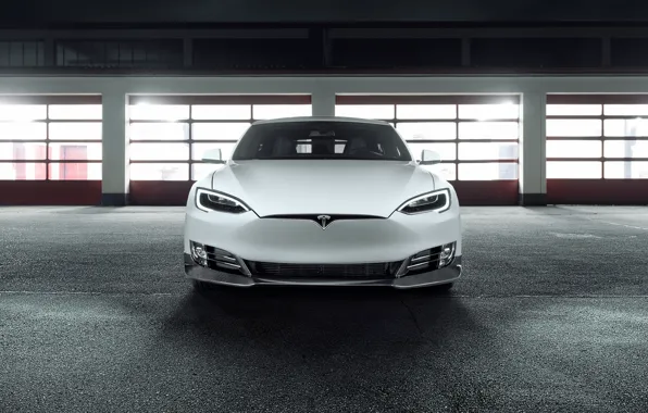 Вид спереди, Tesla, Model S, Novitec, 2017
