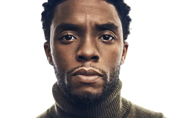 Взгляд, портрет, актёр, Chadwick Boseman