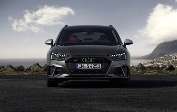 Картинка Audi, вид спереди, универсал, 2019, A4 Avant, S4 Avant
