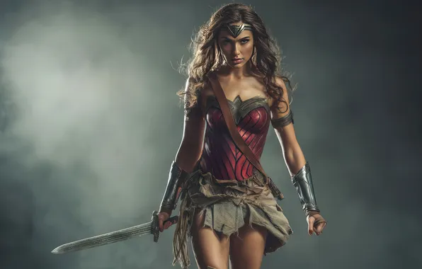 Картинка woman, power, truth, shield, wonder, lasso