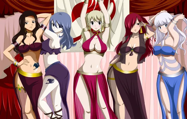 Anime, Lucy, manga, japanese, Fairy Tail, thigh, oppai, bishojo