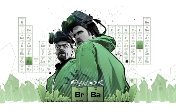 Во все тяжкие, химия, Breaking Bad, chemistry, Walter White, Jesse Pinkman, Heisenberg, Уолтер Уайт