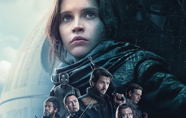 Star Wars, Movie, Forest Whitaker, Felicity Jones, Donnie Yen, Rogue One: A Star Wars Story, …