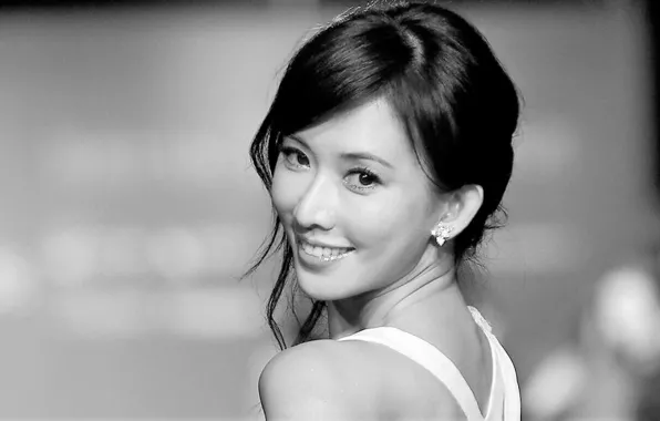 Sexy, ragazza, orientale
