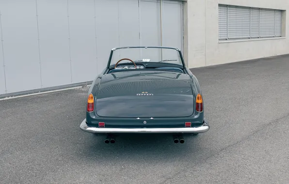 Феррари, Кабриолет, Ferrari, спорт кар, вид сзади, ретро автомобили, 1962, Ferrari 250 GT Cabriolet