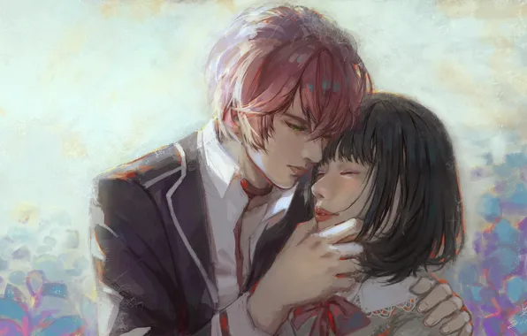 Девушка, парень, Diabolik Lovers, Sakamaki Ayato