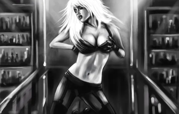Грудь, Jessica Alba, тело, Frank Miller, Nancy Callahan, nancy, sin city