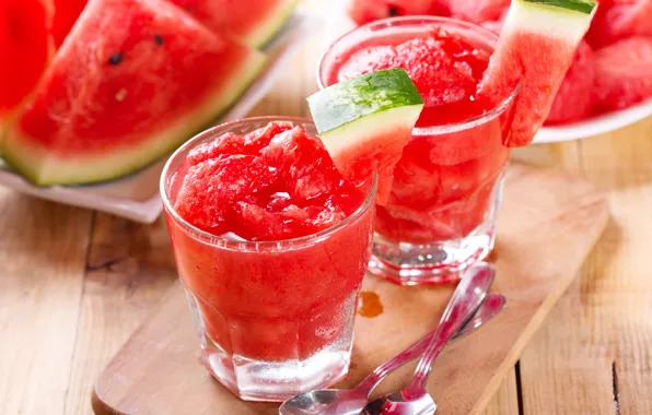 Арбуз, ягода, summer, десерт, ломтики, watermelon