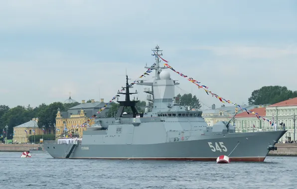Парад, корвет, вмф, стойкий