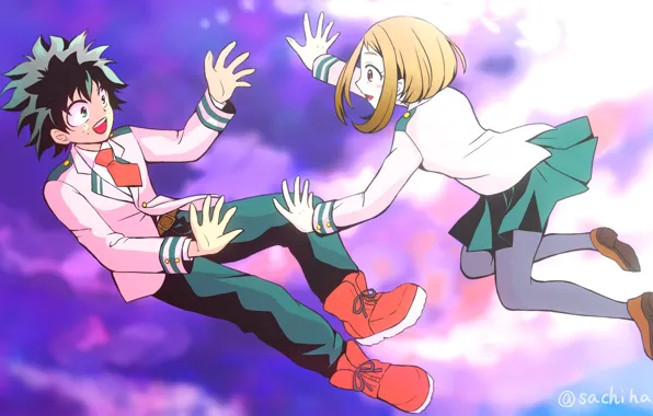 Двое, My Hero Academia, Boku No Hero Academia, Моя Геройская Академия