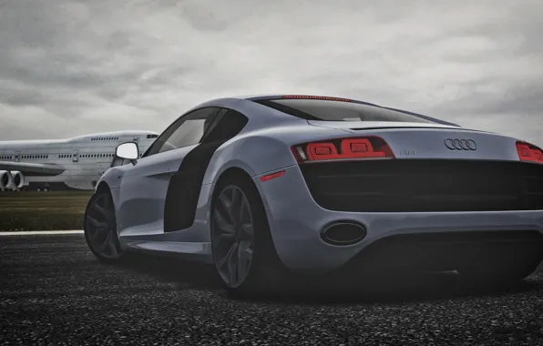 Audi, hdr, power, plane, track, german, motorsport, forza