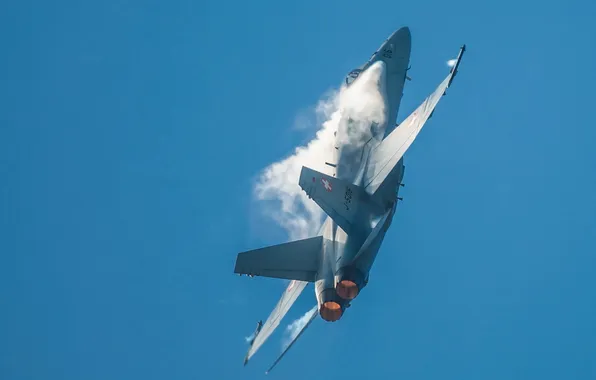Картинка небо, оружие, самолёт, F-18 Hornet