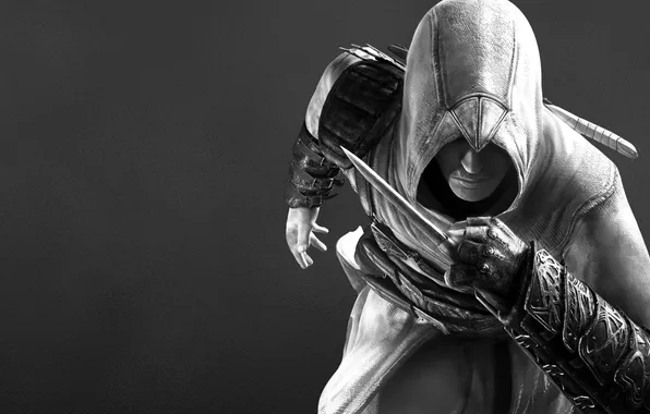 Картинка черно-белый, Assassin’s Creed, Кредо убийцы