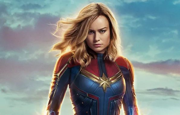 Фантастика, костюм, MARVEL, Carol Danvers, Captain Marvel, Капитан Марвел, Brie Larson, Бри Ларсон