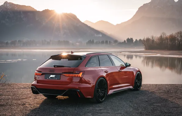 Audi, Red, RS6