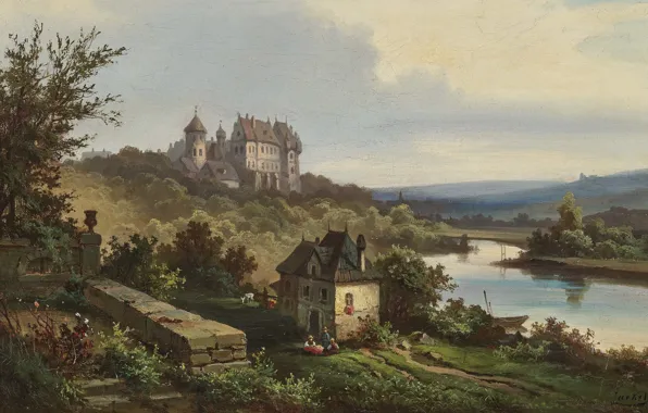 Картинка German painter, немецкий живописец, From Northern France, Из северной Франции, Henry Jaeckel, Генрих Якель