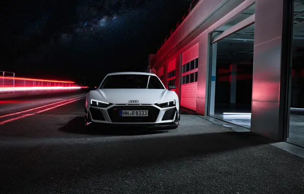Картинка Audi, front view, R8, Audi R8 Coupe V10 GT RWD