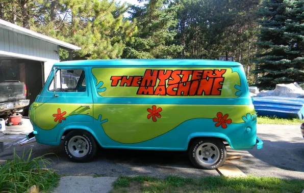 Car, cartoon, parking, colour, van, miracle, 2016