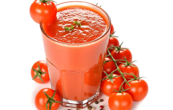 Сок, juice, помидоры, специи, tomatoes