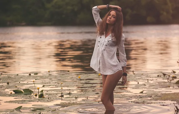 Ножки, в воде, Ксения Кокорева