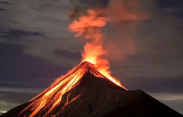 Картинка nature, lava, volcano, eruption