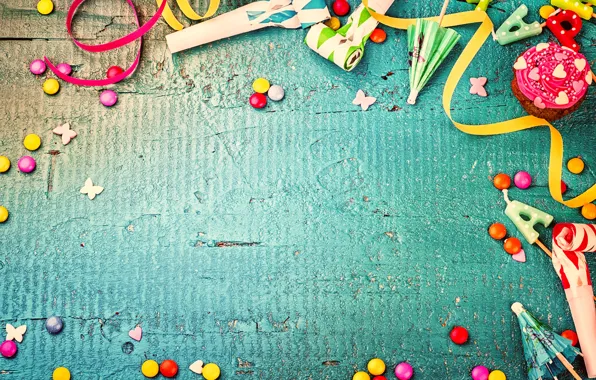 Картинка украшения, конфеты, сладости, Happy Birthday, decoration, День Рождения, holiday celebration