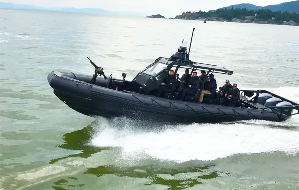 Sea, flag, Brazil, patrol vehicle, NiDAR, MARSS, Zodiac Hurricane, maritime interception