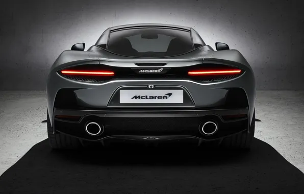 McLaren, суперкар, вид сзади, 2019, McLaren GT