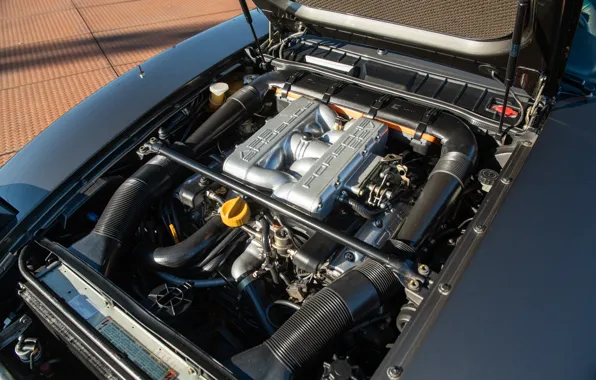 Porsche, 1989, спортивный автомобиль, единственный экземпляр, под капотом, Flachbau, двигатель автомобиля, Porsche 928 GT Flachbau …