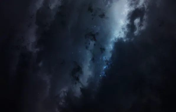 Звезды, Космос, Туманность, Свет, Light, Арт, Stars, Space