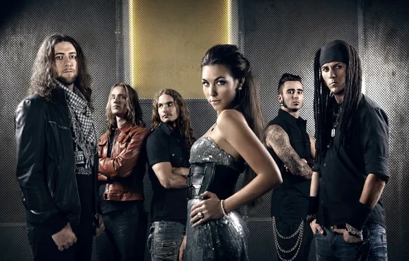 Metal, girl, rock, sexy, band, singer, amaranthe