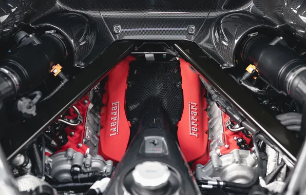 Ferrari, суперкар, supercar, Stradale, 2020, Ferrari SF90, Ferrari SF90 Stradale, двигатель автомобиля
