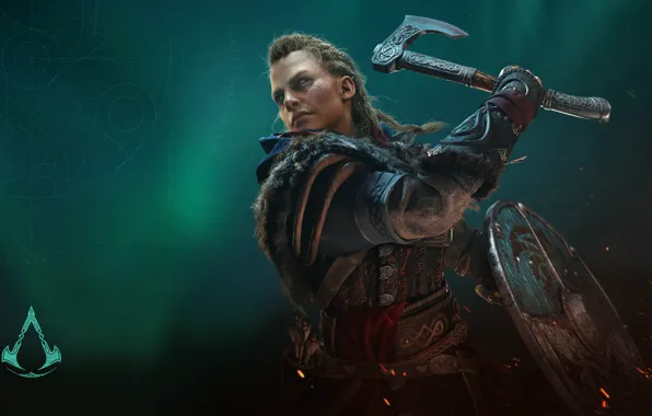 Игры, axe, топор, воительница, games, викинг, viking, eivor