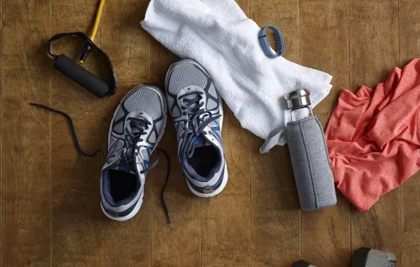 Floor, fitness, sportswear, water bottle, jump rope