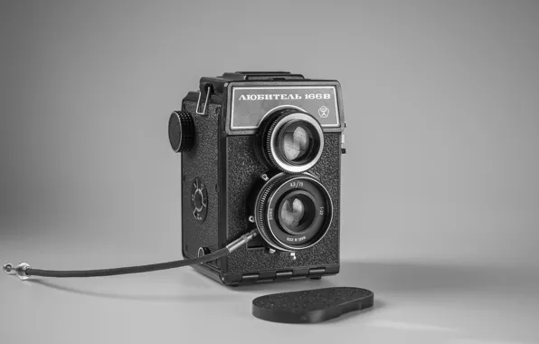 Фотоаппарат, Плёночный фотоаппарат, Любитель 166В, Средний формат