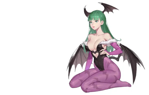 Sexy, Anime, Morrigan, boobs, breasts, dark stalkers