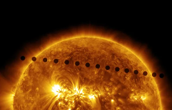Картинка Солнце, Венера, Sun, Venus