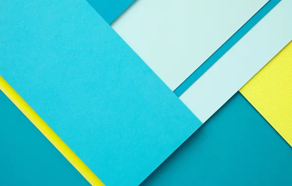 Blue, Design, Line, Wallpaper, Yellow, Lollipop, Material, Android 5.0