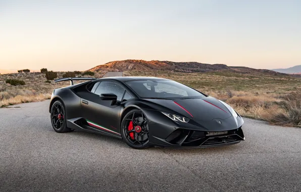 Закат, вечер, Lamborghini, Performante, Huracan, 2020, VF Engineering